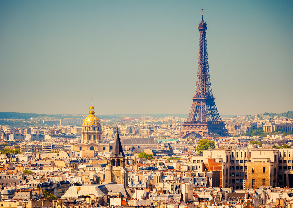 view of the Eiffel Tower in Paris