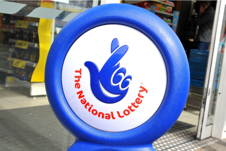 National Lottery sign